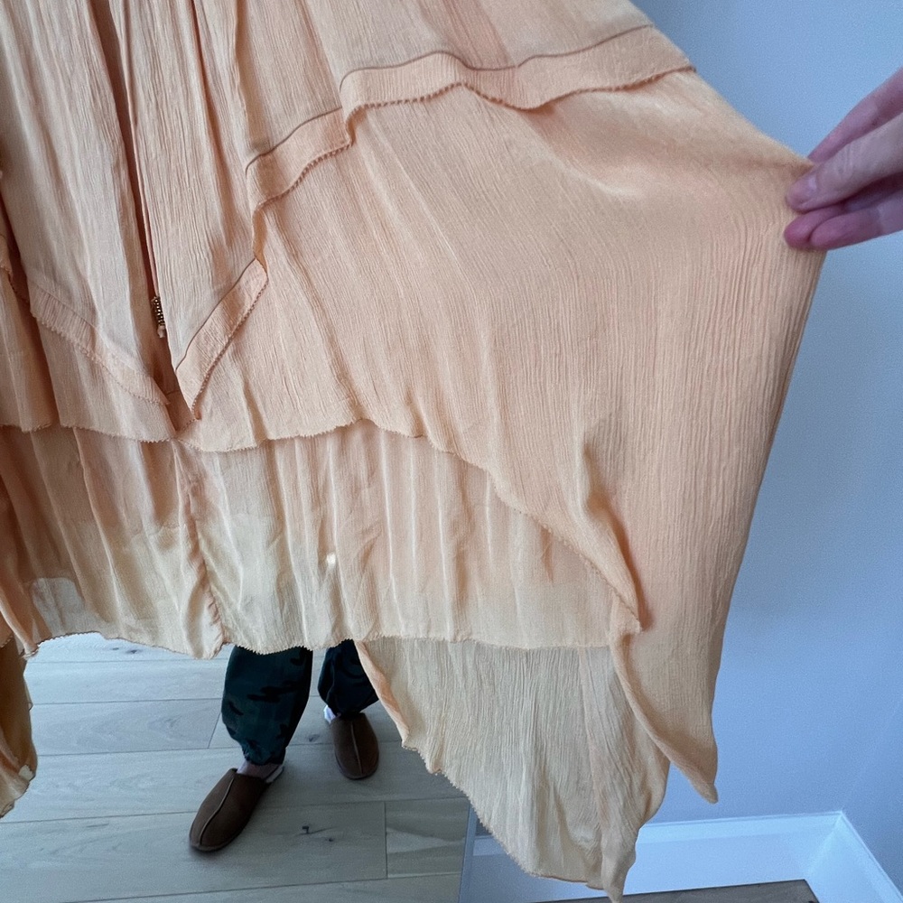 🔥NWT. ZW Collection Asymmetrical Ruffled Dress. Size M - Picture 13 of 16